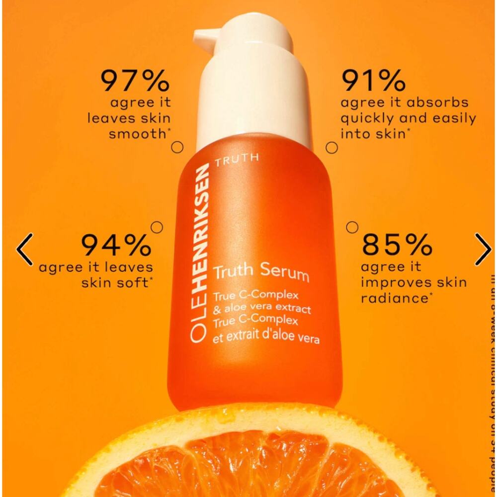 New in Box OLEHENRIKSEN Truth Hydrating Vitamin C Serum 1.0z 30ML - Picture 3 of 14
